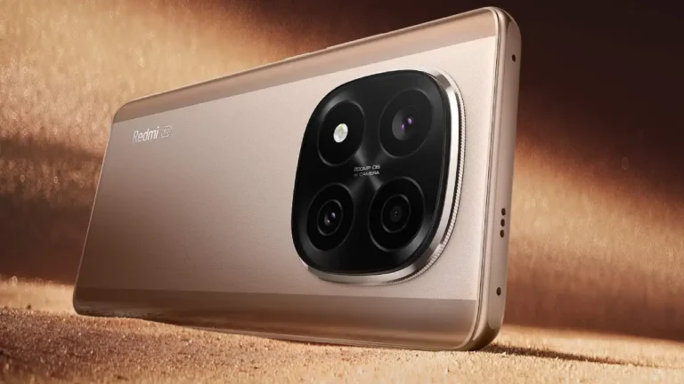 Redmi Note 14 Pro+ 5G फोन का Spectre Blue वैरिएंट ट्रिपल कैमरा सेटअप के साथ